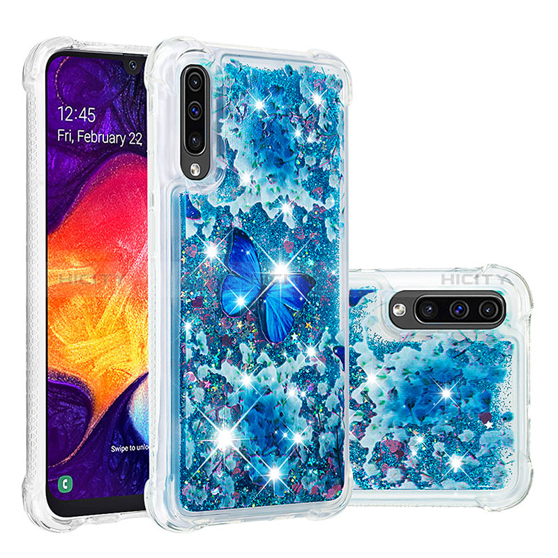 Custodia Silicone Cover Morbida Bling-Bling S04 per Samsung Galaxy A50S