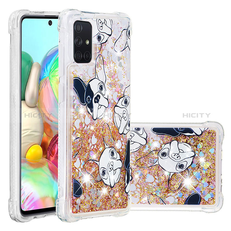 Custodia Silicone Cover Morbida Bling-Bling S04 per Samsung Galaxy A71 4G A715