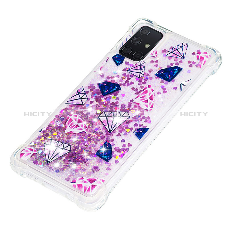 Custodia Silicone Cover Morbida Bling-Bling S04 per Samsung Galaxy A71 5G