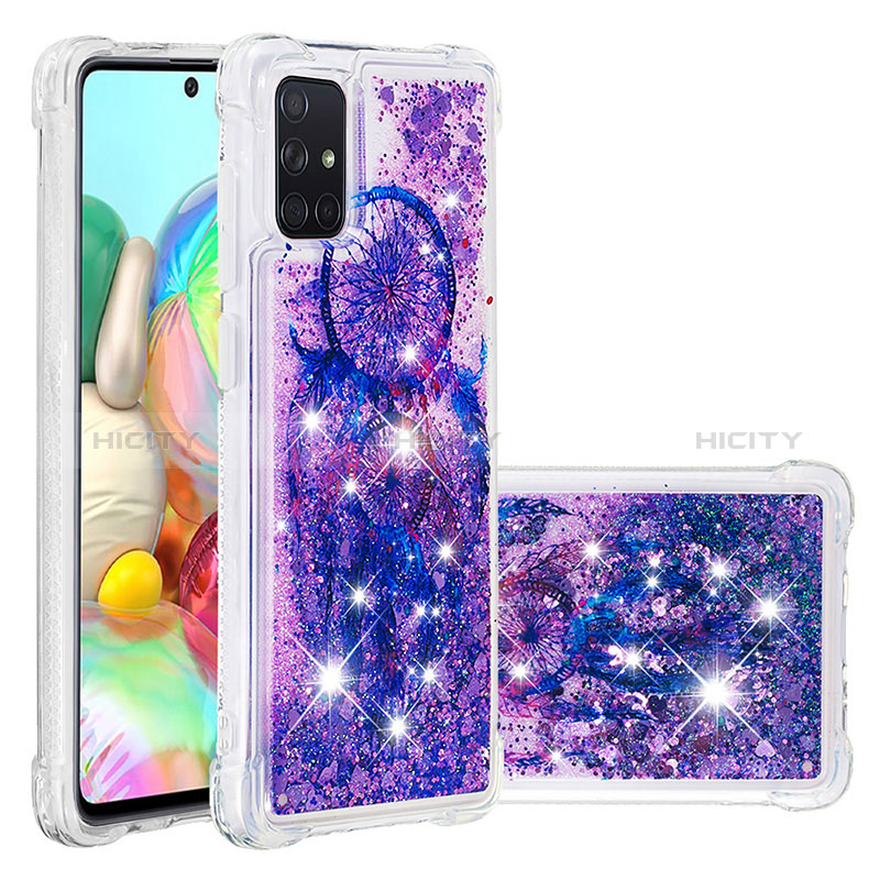 Custodia Silicone Cover Morbida Bling-Bling S04 per Samsung Galaxy A71 5G