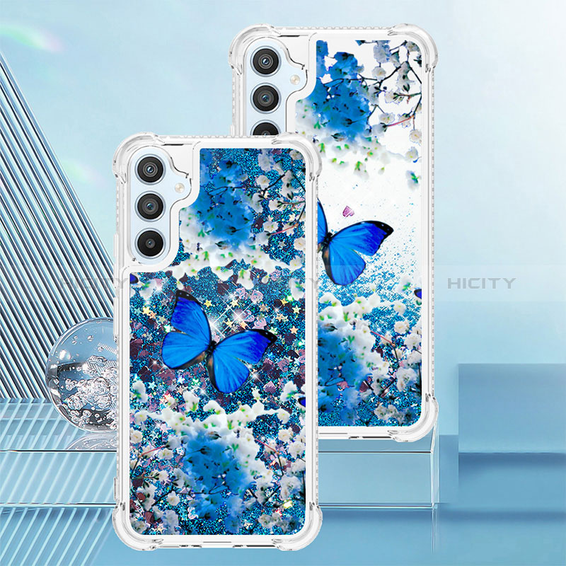 Custodia Silicone Cover Morbida Bling-Bling YB1 per Samsung Galaxy Quantum4 5G