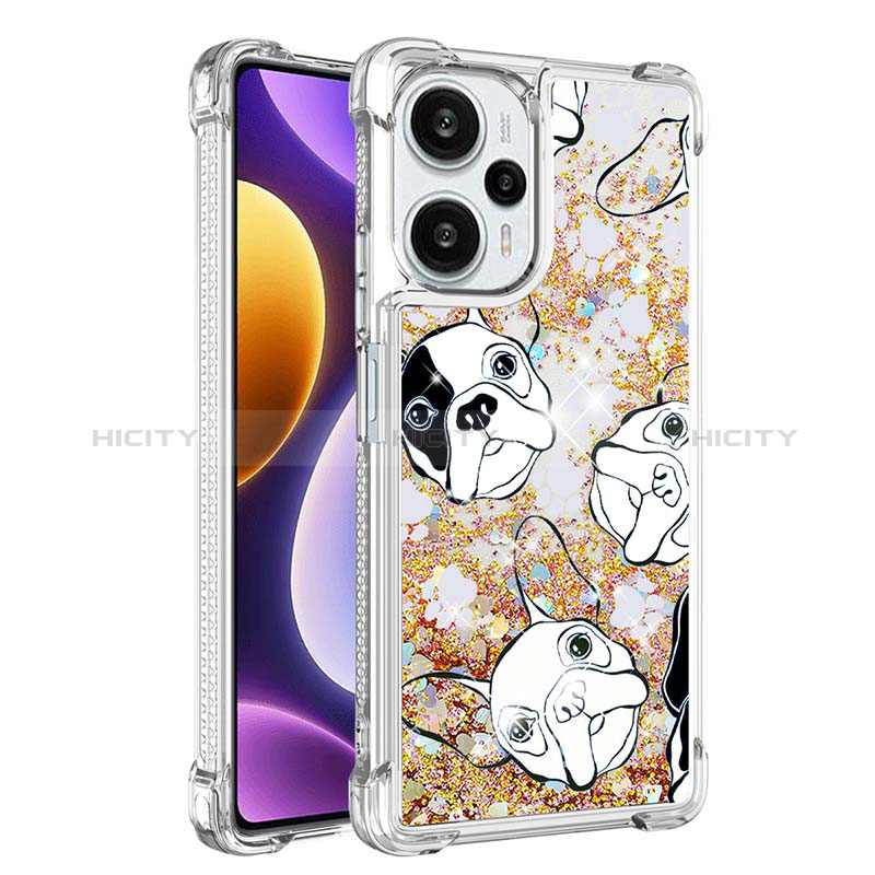 Custodia Silicone Cover Morbida Bling-Bling YB1 per Xiaomi Redmi Note 12 Turbo 5G