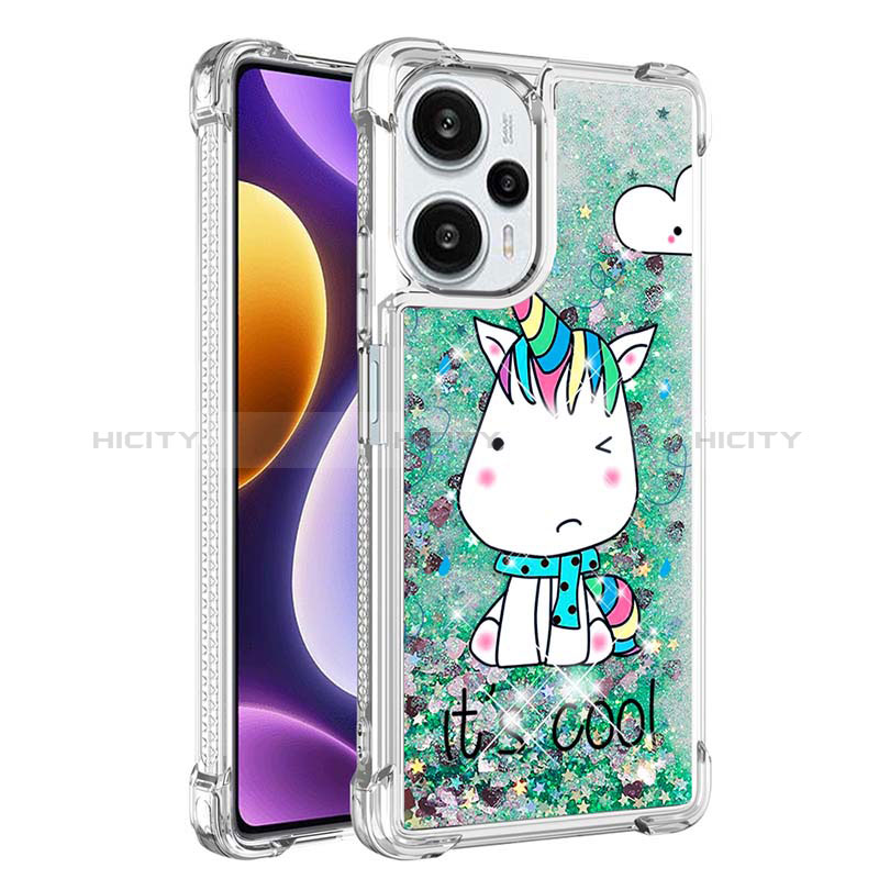 Custodia Silicone Cover Morbida Bling-Bling YB1 per Xiaomi Redmi Note 12 Turbo 5G