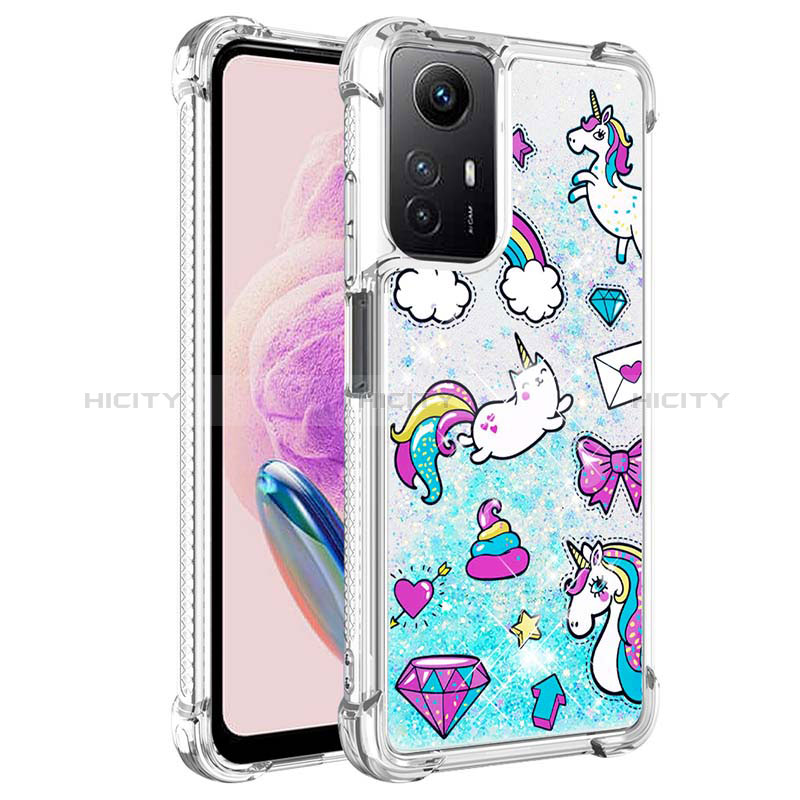 Custodia Silicone Cover Morbida Bling-Bling YB1 per Xiaomi Redmi Note 12S