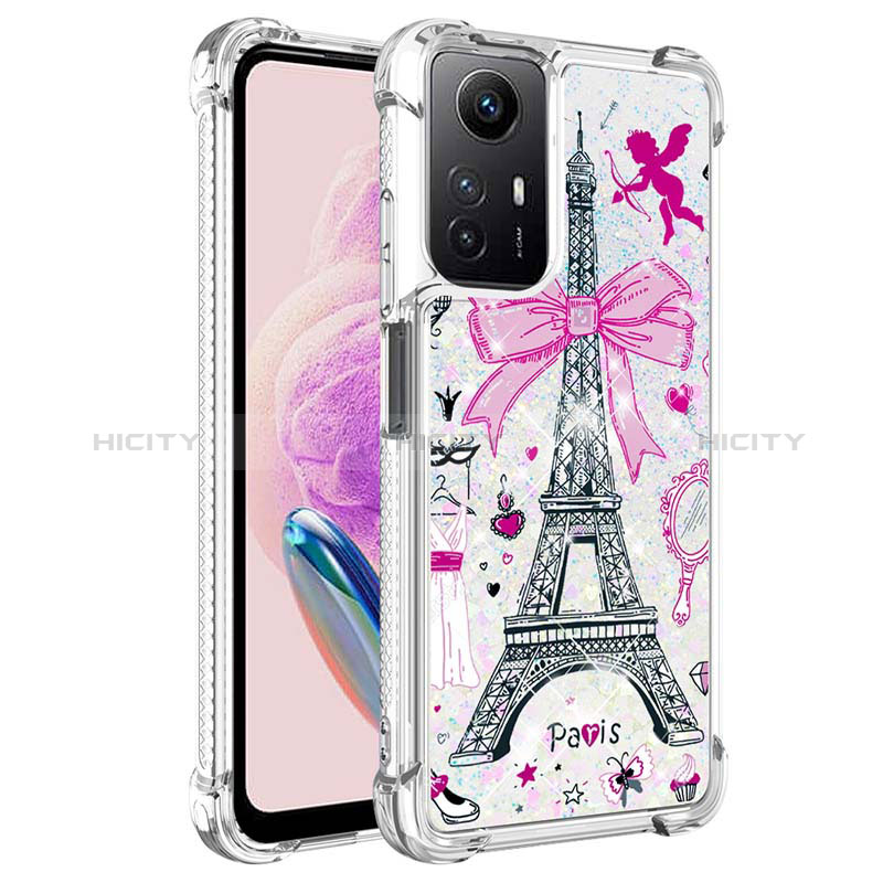 Custodia Silicone Cover Morbida Bling-Bling YB1 per Xiaomi Redmi Note 12S