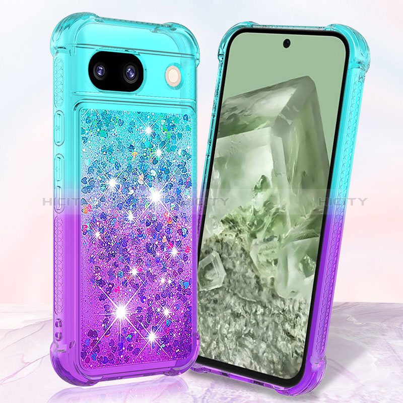 Custodia Silicone Cover Morbida Bling-Bling YB2 per Google Pixel 8a 5G