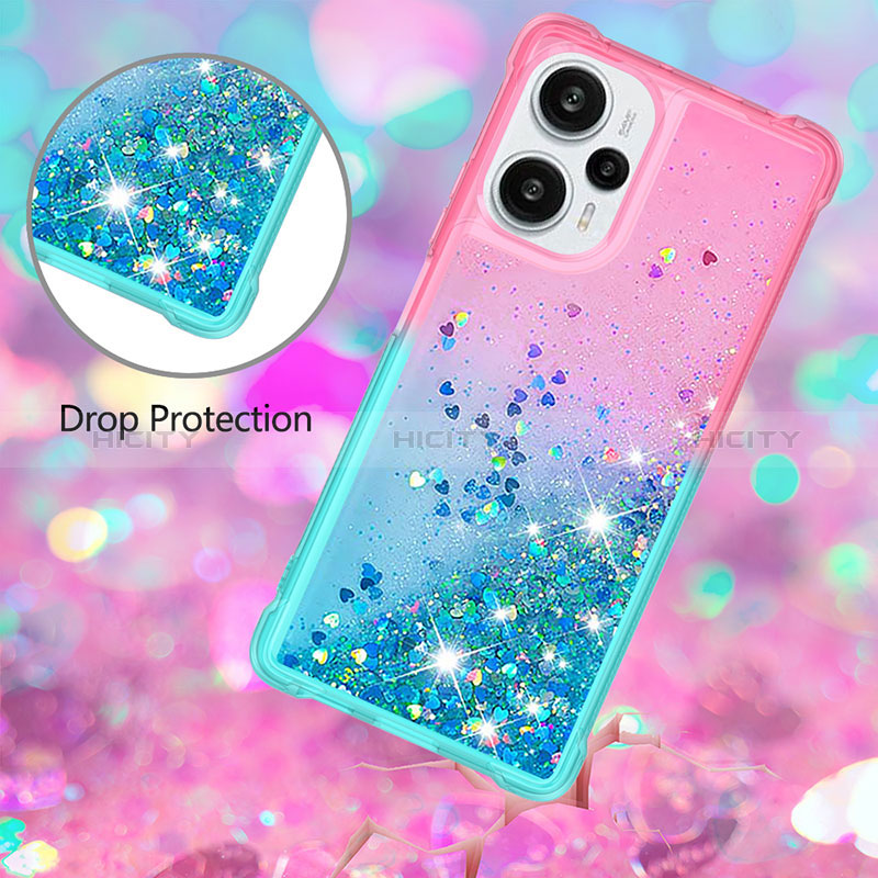 Custodia Silicone Cover Morbida Bling-Bling YB2 per Xiaomi Poco F5 5G