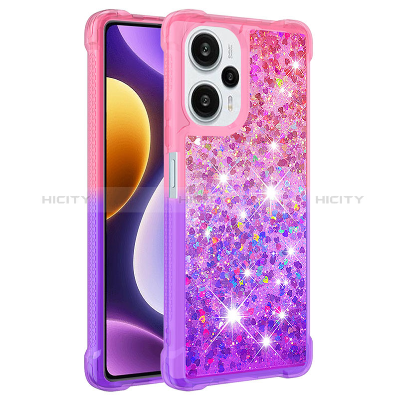 Custodia Silicone Cover Morbida Bling-Bling YB2 per Xiaomi Redmi Note 12 Turbo 5G