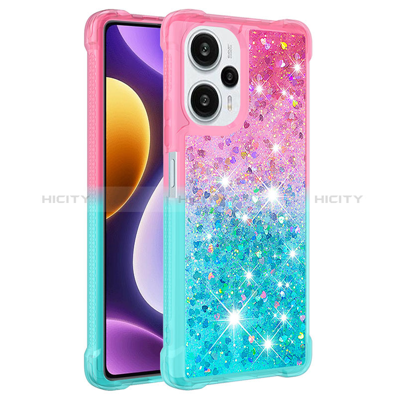 Custodia Silicone Cover Morbida Bling-Bling YB2 per Xiaomi Redmi Note 12 Turbo 5G