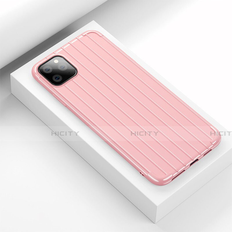 Custodia Silicone Cover Morbida Line C01 per Apple iPhone 11 Pro Rosa