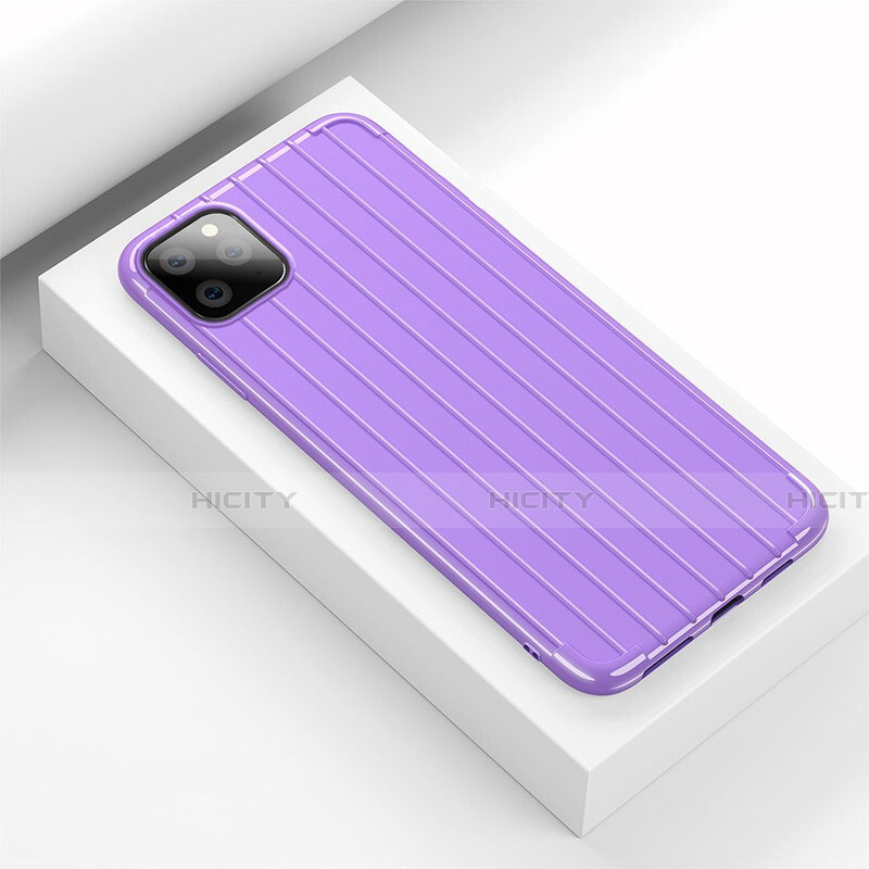 Custodia Silicone Cover Morbida Line C01 per Apple iPhone 11 Pro Viola