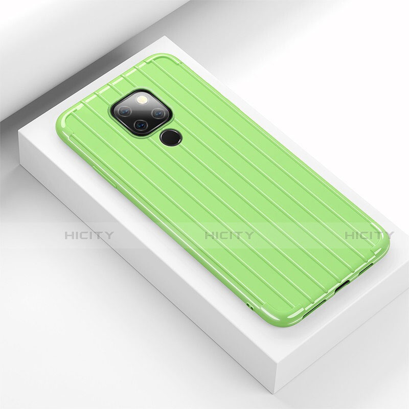 Custodia Silicone Cover Morbida Line C01 per Huawei Mate 20 X 5G Verde