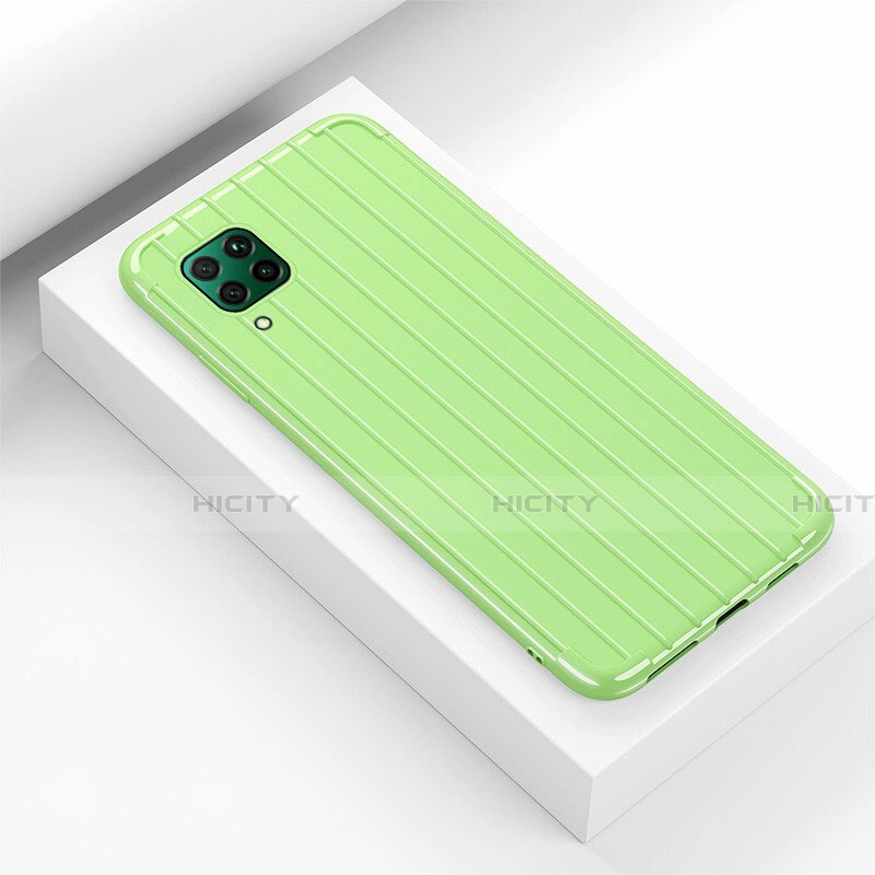 Custodia Silicone Cover Morbida Line C01 per Huawei Nova 6 SE Verde