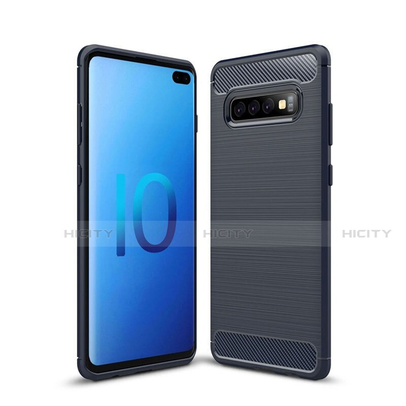 Custodia Silicone Cover Morbida Line C01 per Samsung Galaxy S10 Plus