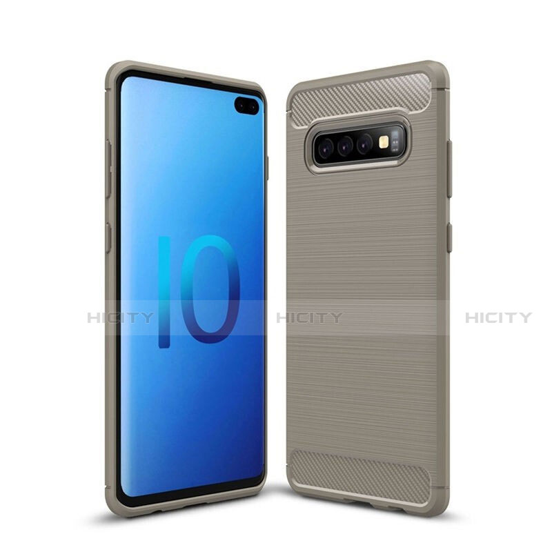 Custodia Silicone Cover Morbida Line C01 per Samsung Galaxy S10 Plus