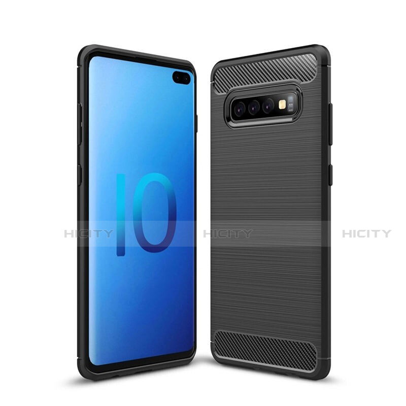 Custodia Silicone Cover Morbida Line C01 per Samsung Galaxy S10 Plus