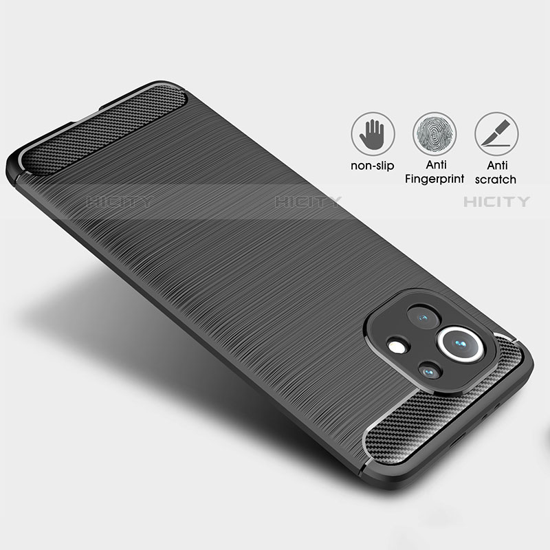 Custodia Silicone Cover Morbida Line C01 per Xiaomi Mi 11 Lite 4G