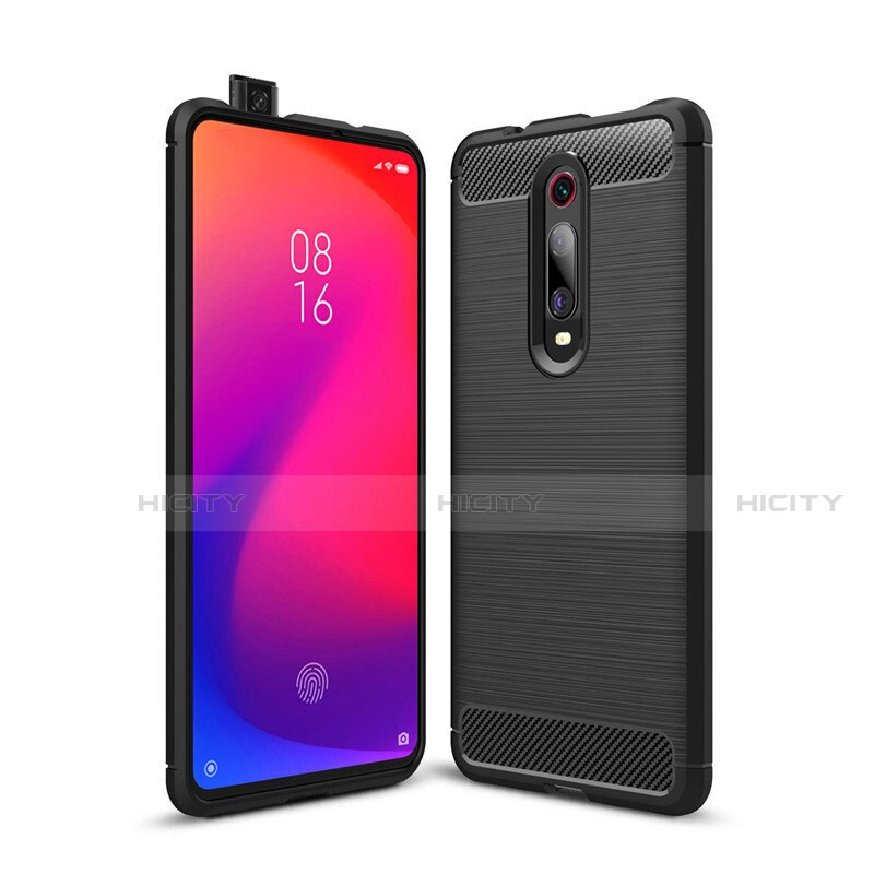 Custodia Silicone Cover Morbida Line C01 per Xiaomi Mi 9T Nero