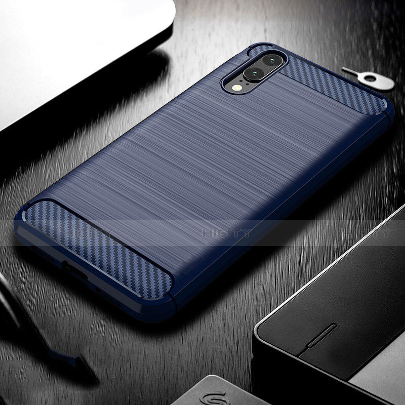 Custodia Silicone Cover Morbida Line C02 per Huawei P20