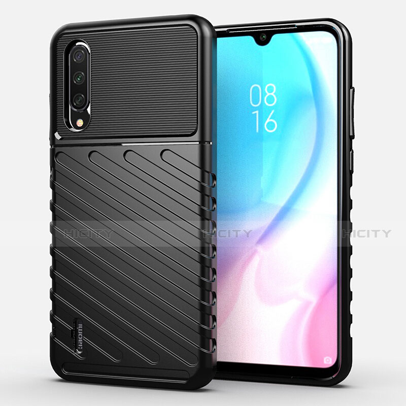 Custodia Silicone Cover Morbida Line C02 per Xiaomi Mi A3 Nero