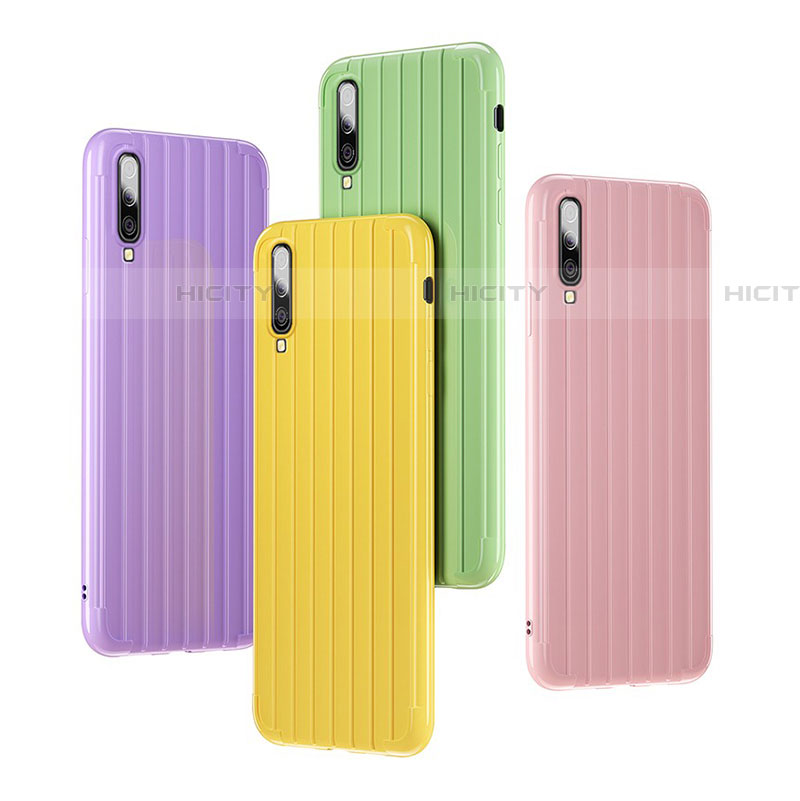 Custodia Silicone Cover Morbida Line C03 per Samsung Galaxy A70