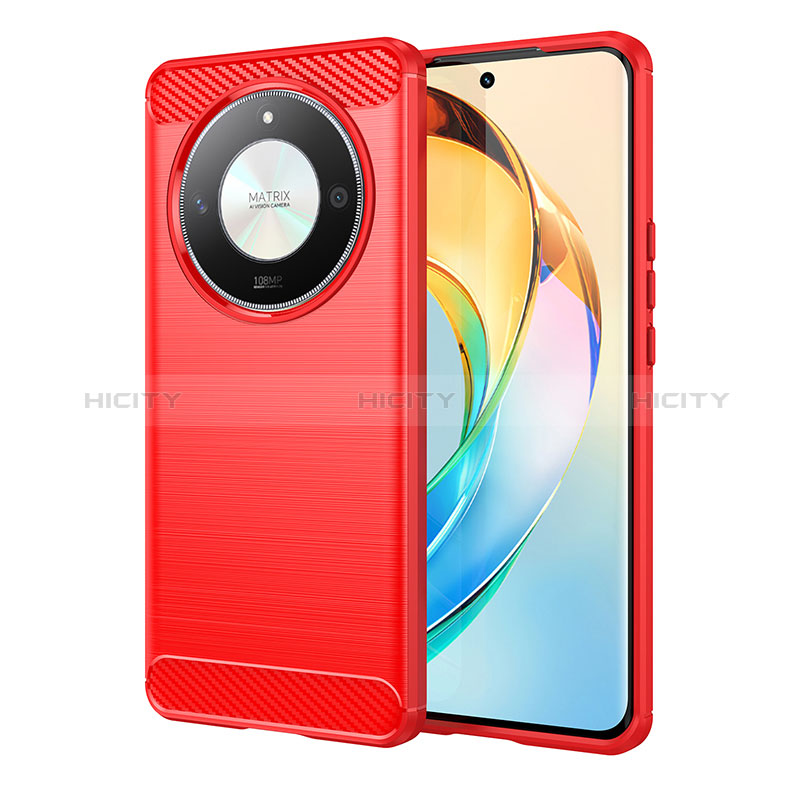 Custodia Silicone Cover Morbida Line MF1 per Huawei Honor Magic6 Lite 5G Rosso