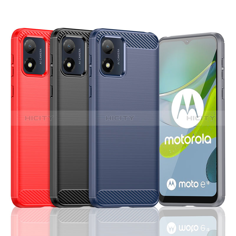 Custodia Silicone Cover Morbida Line MF1 per Motorola Moto E13