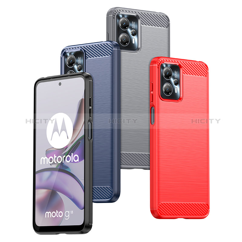 Custodia Silicone Cover Morbida Line MF1 per Motorola Moto G13