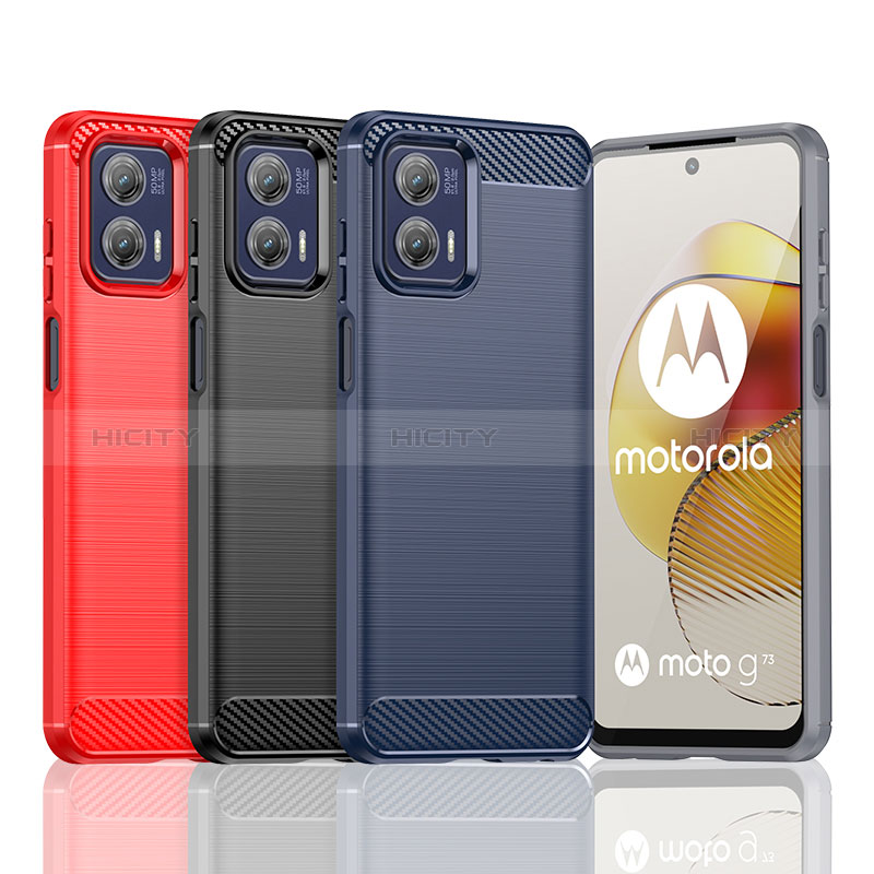 Custodia Silicone Cover Morbida Line MF1 per Motorola Moto G73 5G