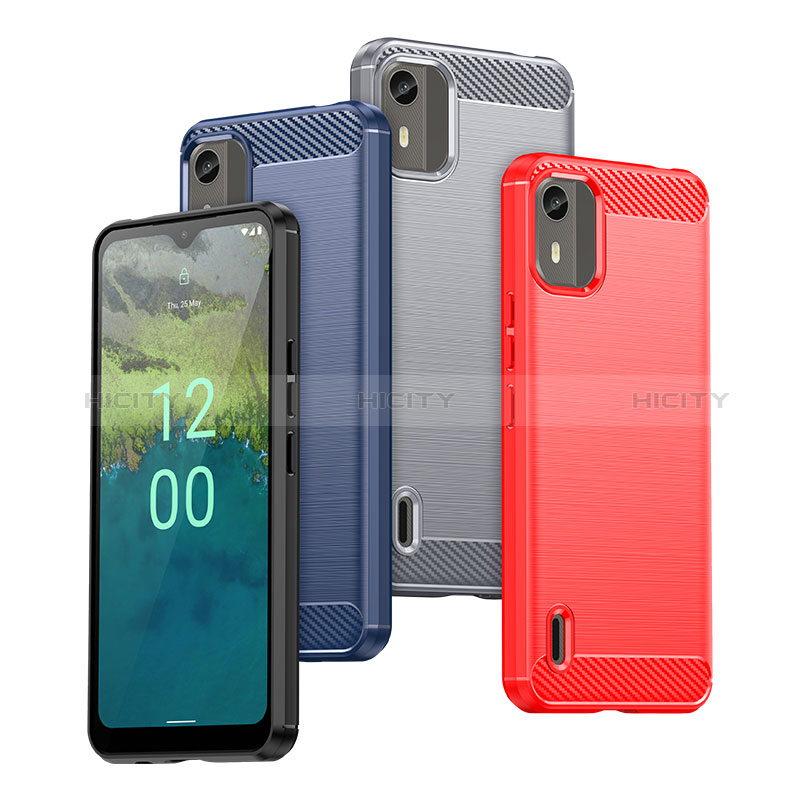 Custodia Silicone Cover Morbida Line MF1 per Nokia C12 Plus