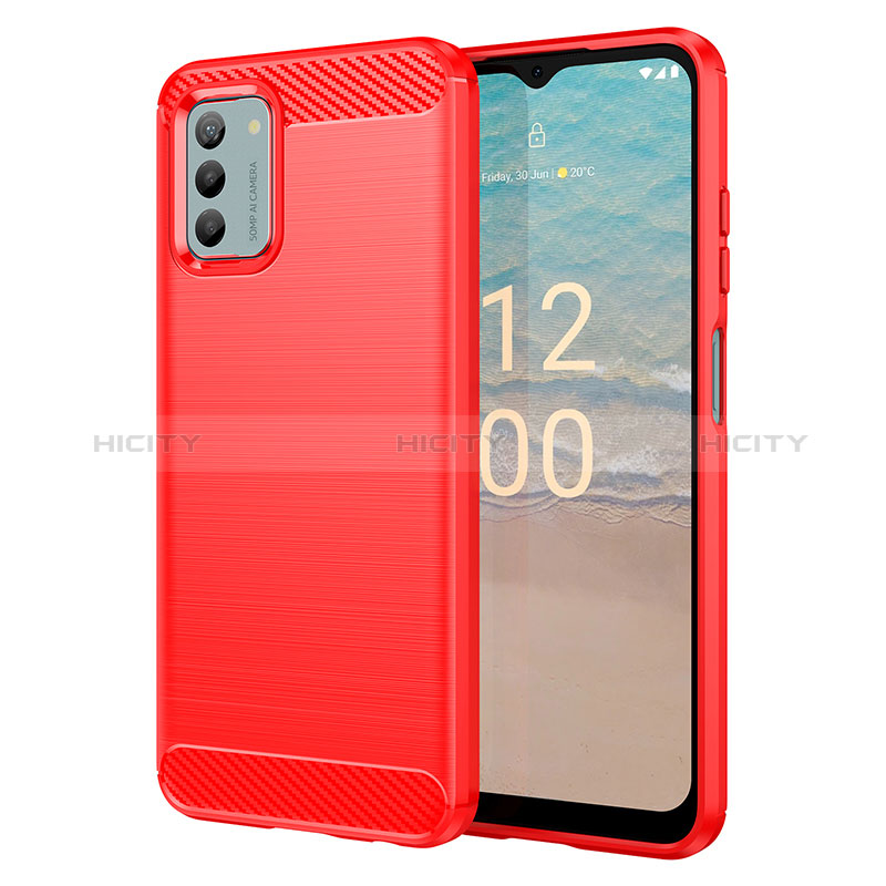 Custodia Silicone Cover Morbida Line MF1 per Nokia G22 Rosso