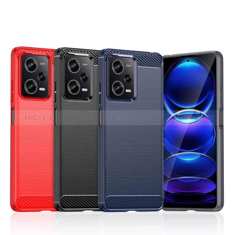 Custodia Silicone Cover Morbida Line MF1 per Xiaomi Redmi Note 12 Pro 5G