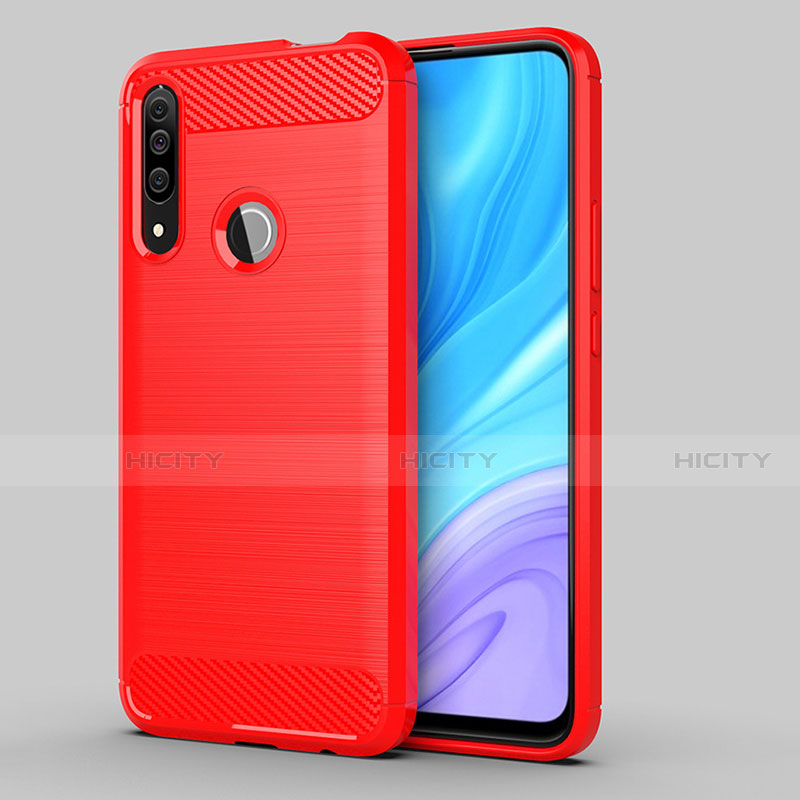 Custodia Silicone Cover Morbida Line per Huawei Enjoy 10 Plus Rosso