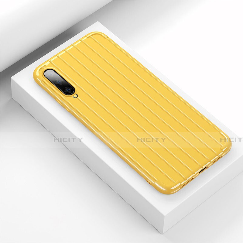 Custodia Silicone Cover Morbida Line per Huawei Honor 9X Pro Giallo