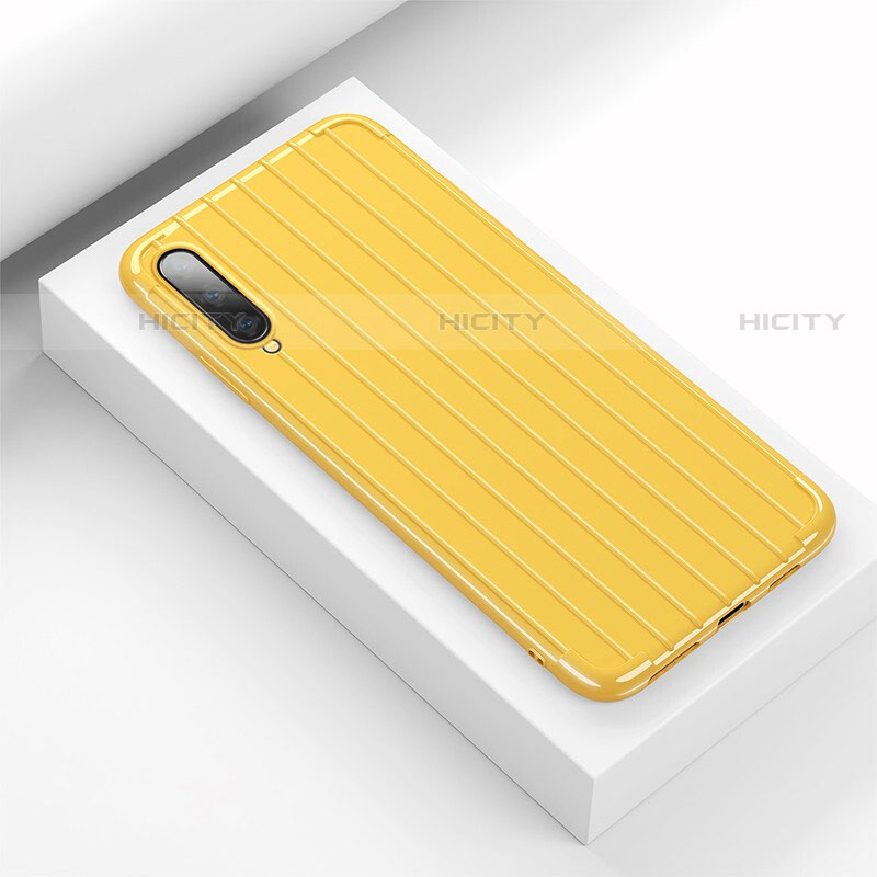 Custodia Silicone Cover Morbida Line per Huawei P Smart Pro (2019) Giallo