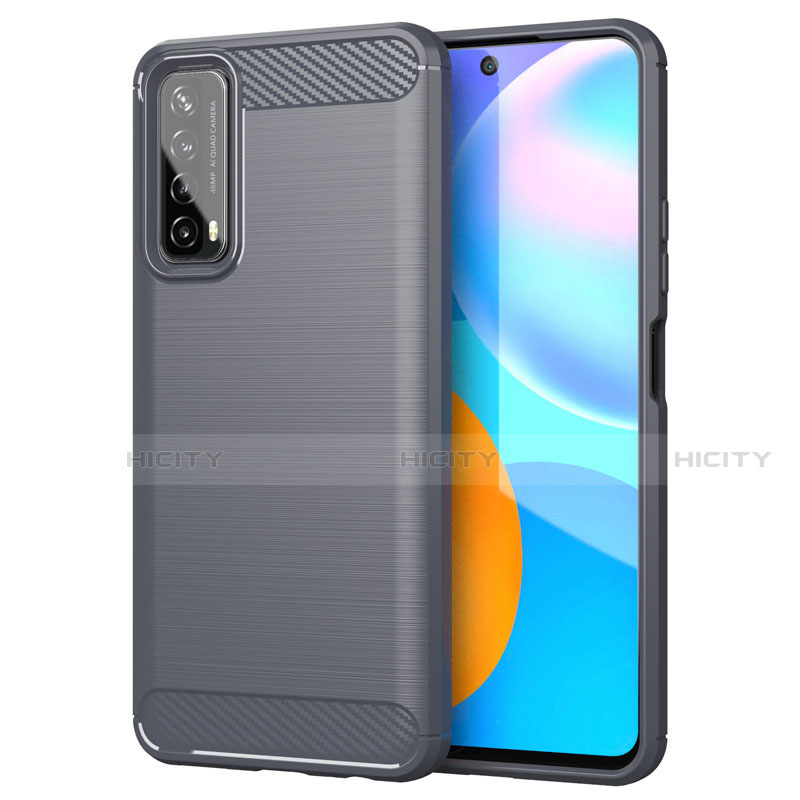 Custodia Silicone Cover Morbida Line per Huawei Y7a Grigio