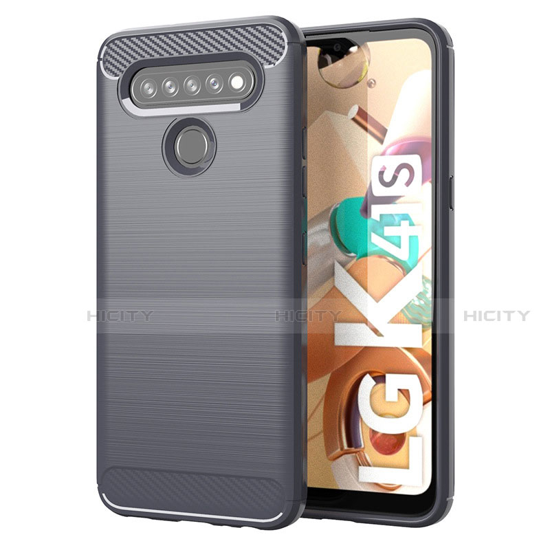 Custodia Silicone Cover Morbida Line per LG K41S Grigio