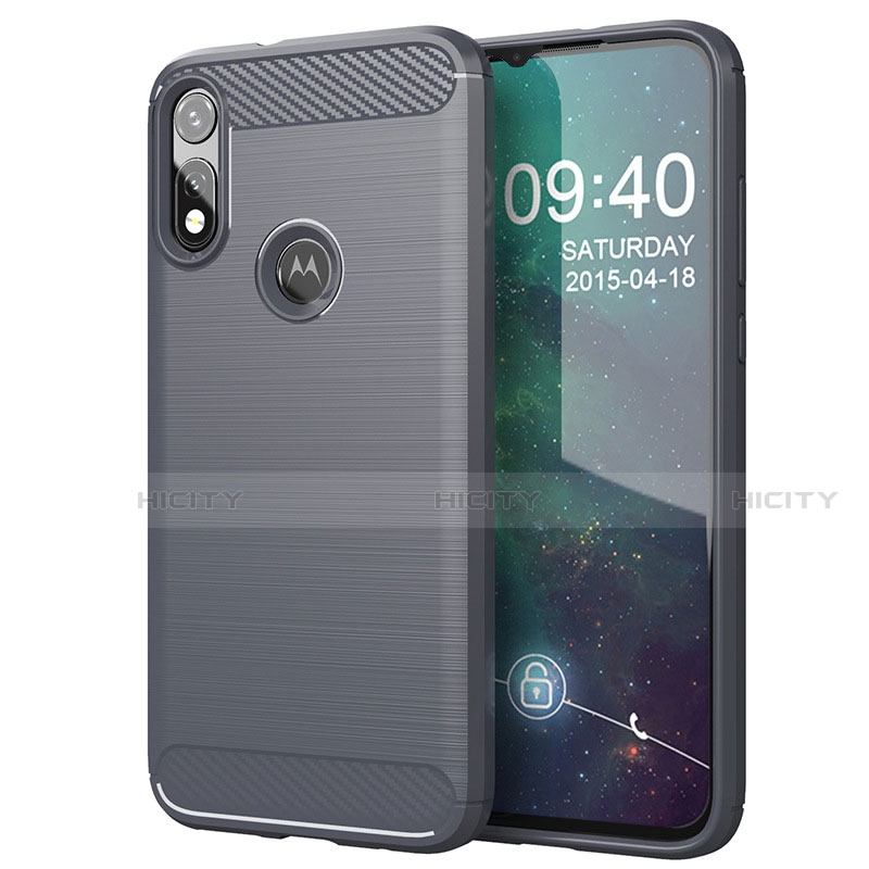 Custodia Silicone Cover Morbida Line per Motorola Moto E (2020) Grigio