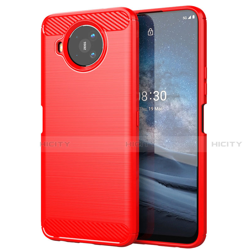 Custodia Silicone Cover Morbida Line per Nokia 8.3 5G Rosso