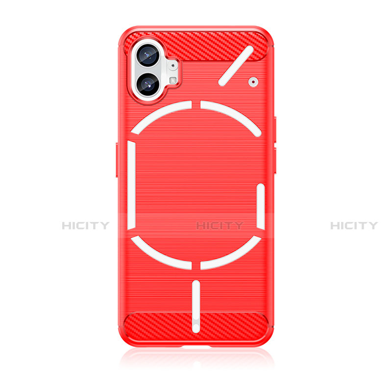 Custodia Silicone Cover Morbida Line per Nothing Phone 1 Rosso