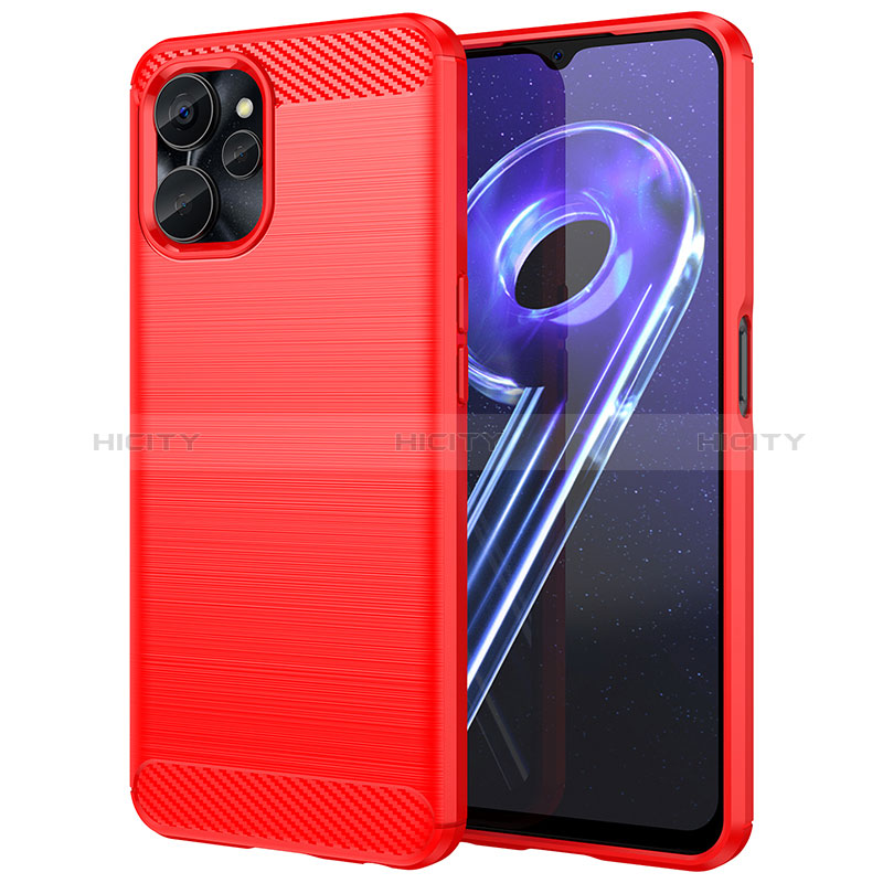 Custodia Silicone Cover Morbida Line per Realme 10 5G Rosso