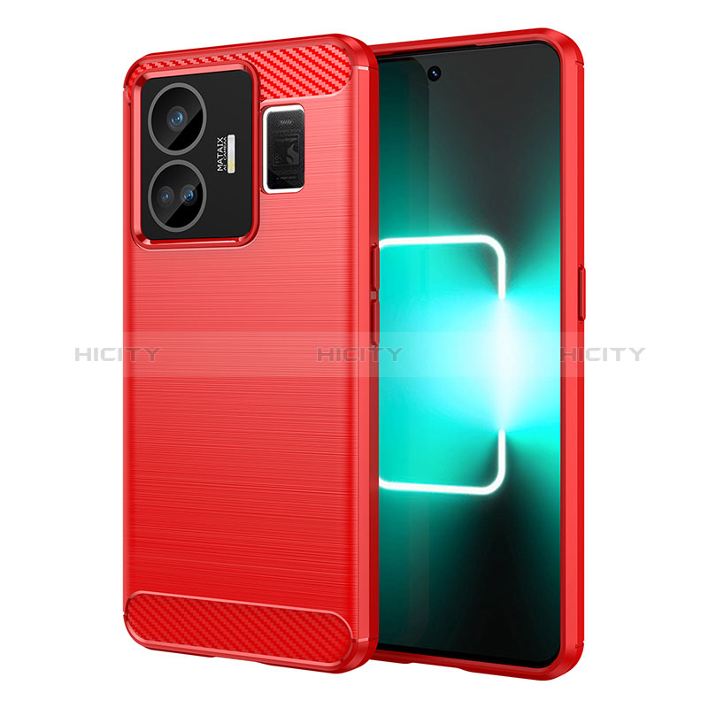 Custodia Silicone Cover Morbida Line per Realme GT Neo5 5G Rosso