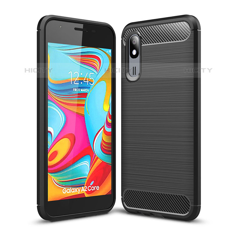 Custodia Silicone Cover Morbida Line per Samsung Galaxy A2 Core A260F A260G Nero