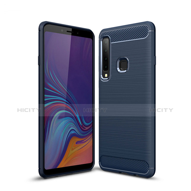 Custodia Silicone Cover Morbida Line per Samsung Galaxy A9s Blu