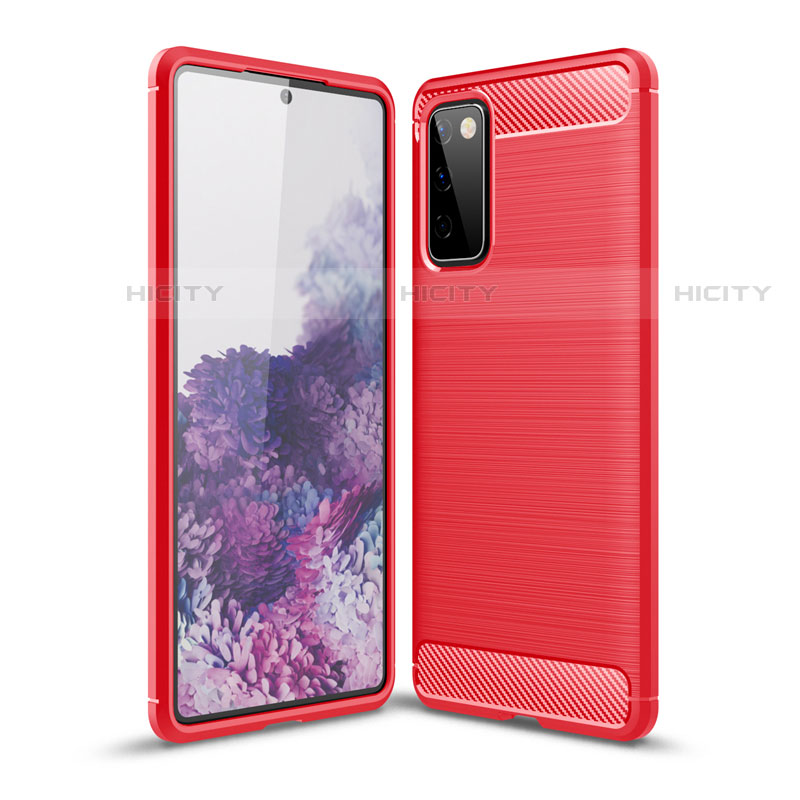 Custodia Silicone Cover Morbida Line per Samsung Galaxy S20 Lite 5G Rosso