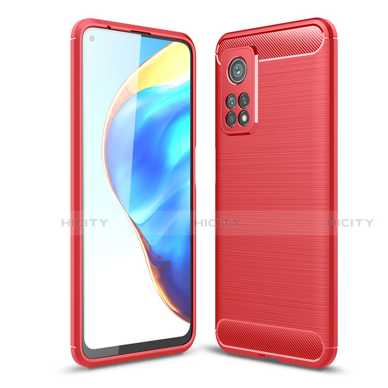 Custodia Silicone Cover Morbida Line per Xiaomi Mi 10T 5G Rosso