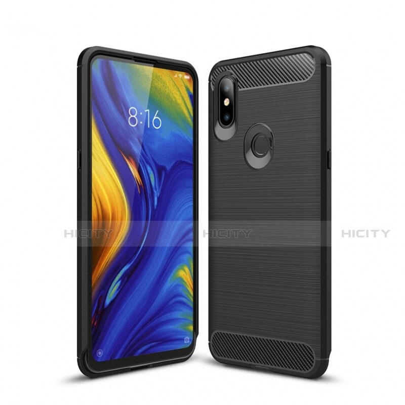 Custodia Silicone Cover Morbida Line per Xiaomi Mi Mix 3 Nero