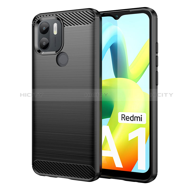 Custodia Silicone Cover Morbida Line per Xiaomi Poco C50 Nero