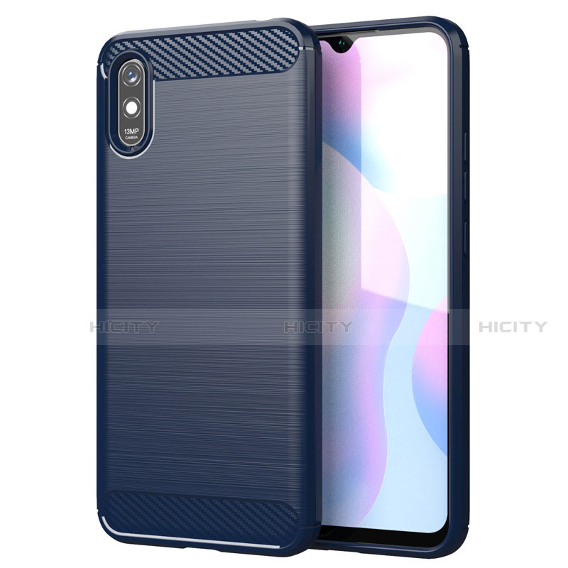 Custodia Silicone Cover Morbida Line per Xiaomi Redmi 9A Blu