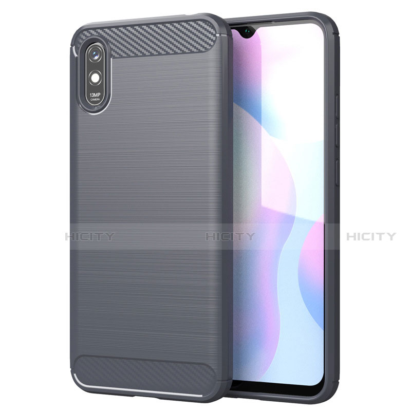 Custodia Silicone Cover Morbida Line per Xiaomi Redmi 9A Grigio